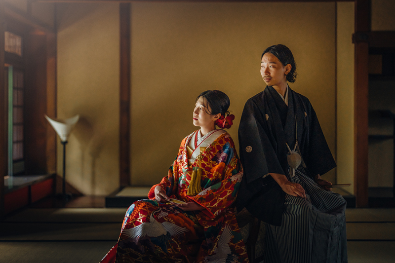 窓際で自然を活かして