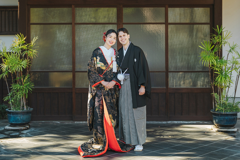 自然な笑顔で