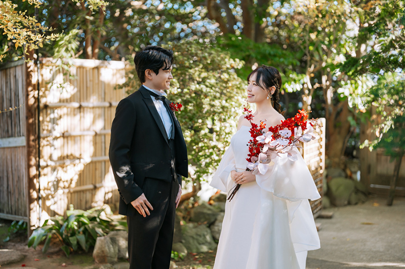 おふたりらしいお写真も