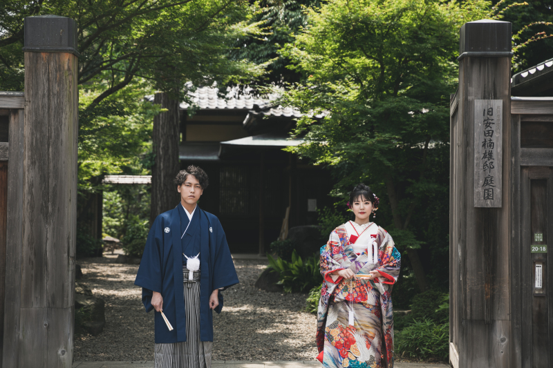 13:00 門の前から撮影開始