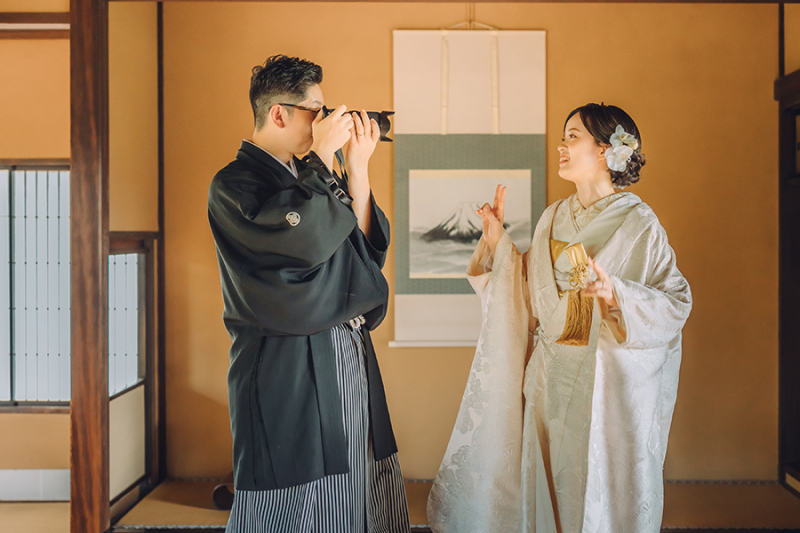 おふたりらしいお写真も