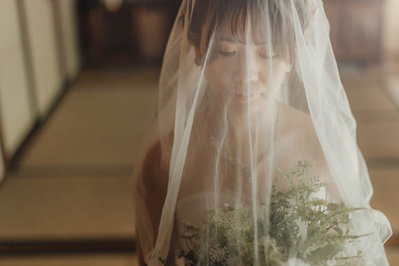 ベールショットも素敵♡