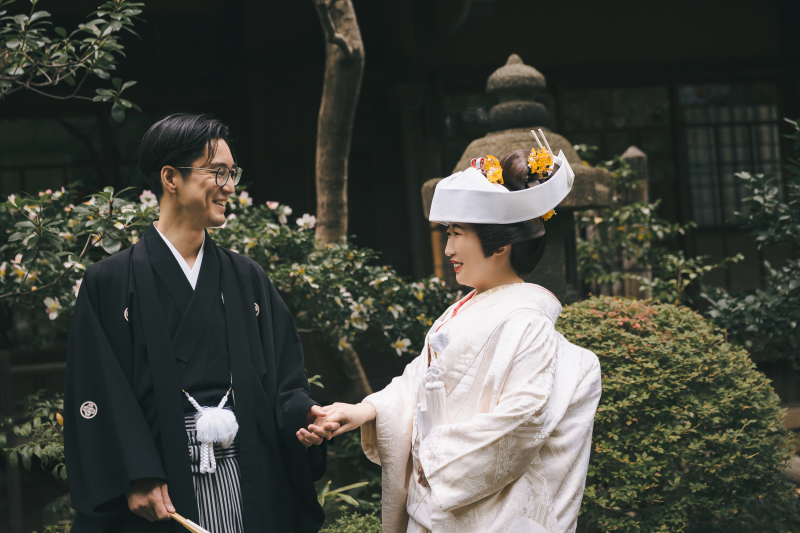 おふたりらしいナチュラルな姿も