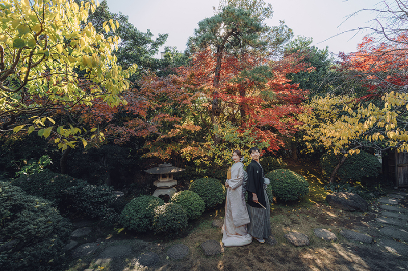 お庭の自然もたっぷり