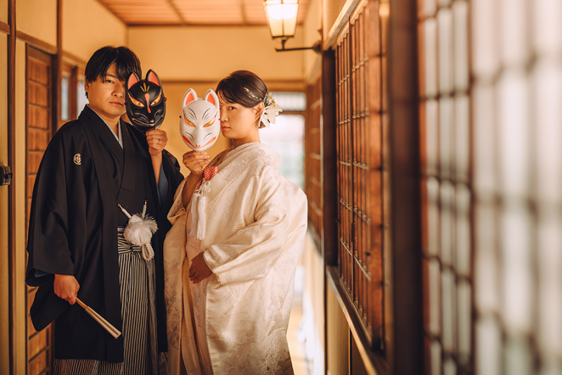 廊下でのカッコいいお写真も