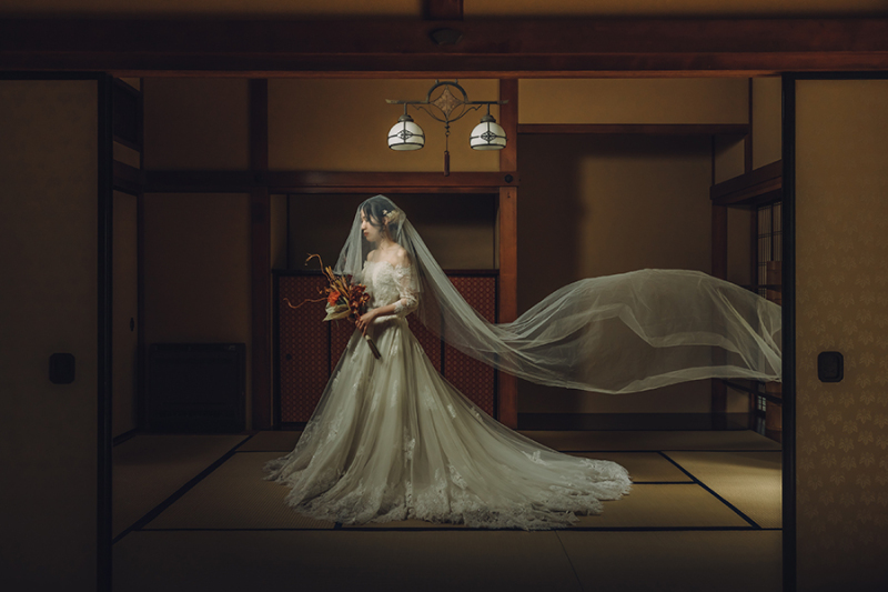 ベールショットも素敵♡