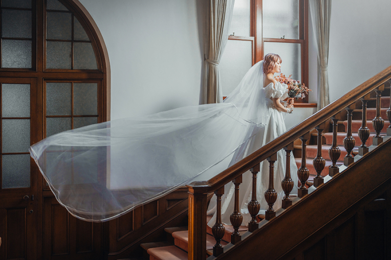 ベールショットも素敵♡