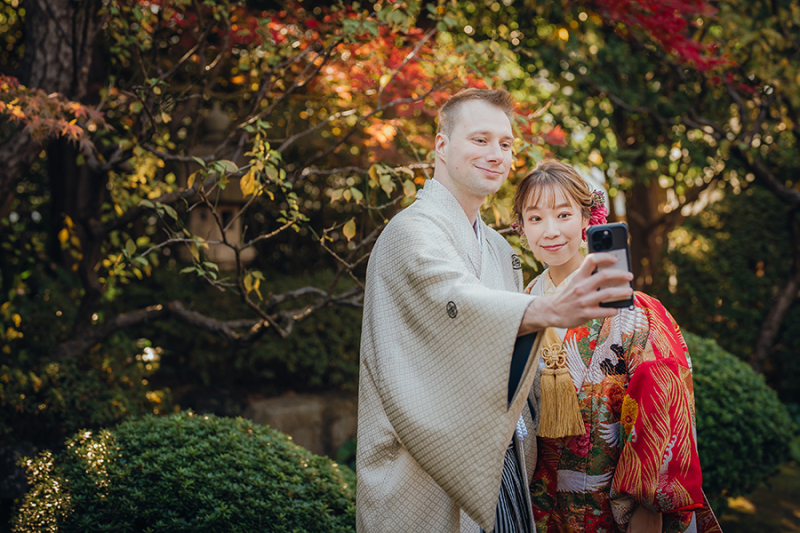 おふたりらしいお写真も