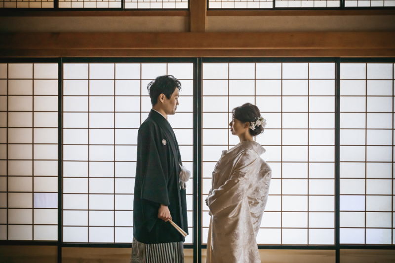 まずは和室から撮影開始