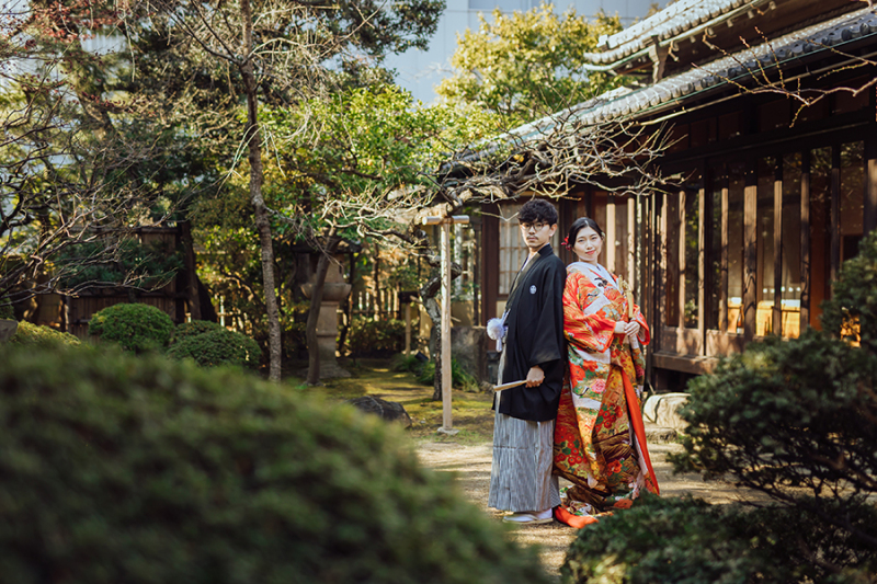 お庭の自然もたっぷり