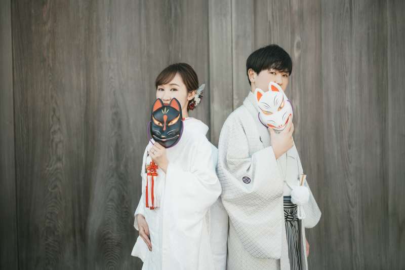 ご希望の狐面で！