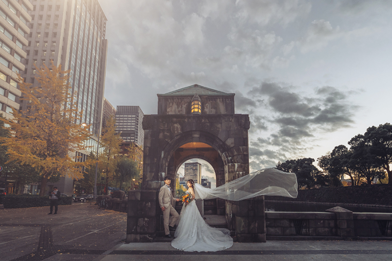 ベールショットも素敵♡