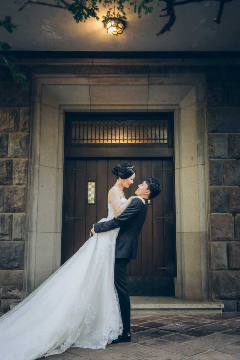 最後は抱っこでワンショット