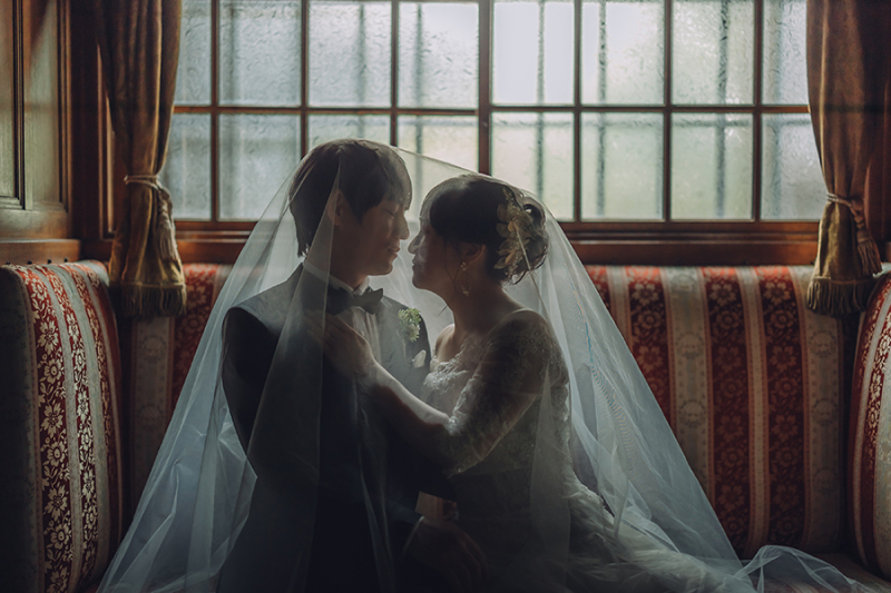 ベールショットも素敵♡