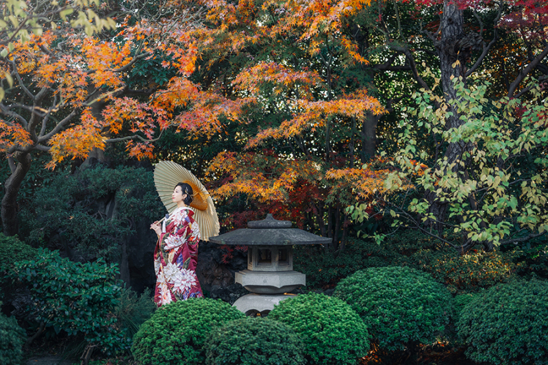 お庭の自然もたっぷり