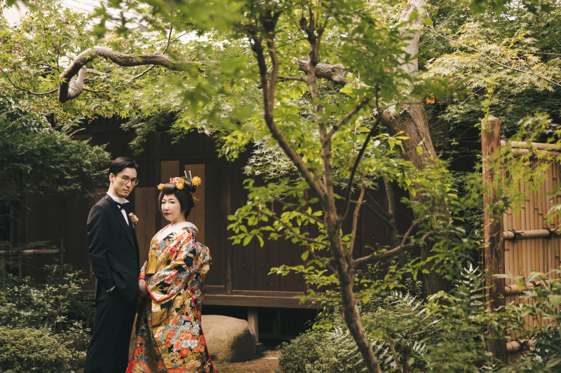 緑に囲まれながら