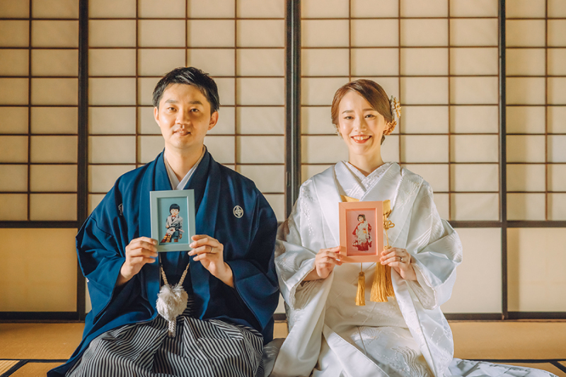 おふたりらしいお写真も