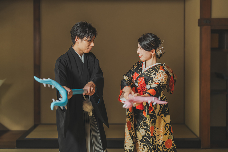 おふたりらしいお写真も