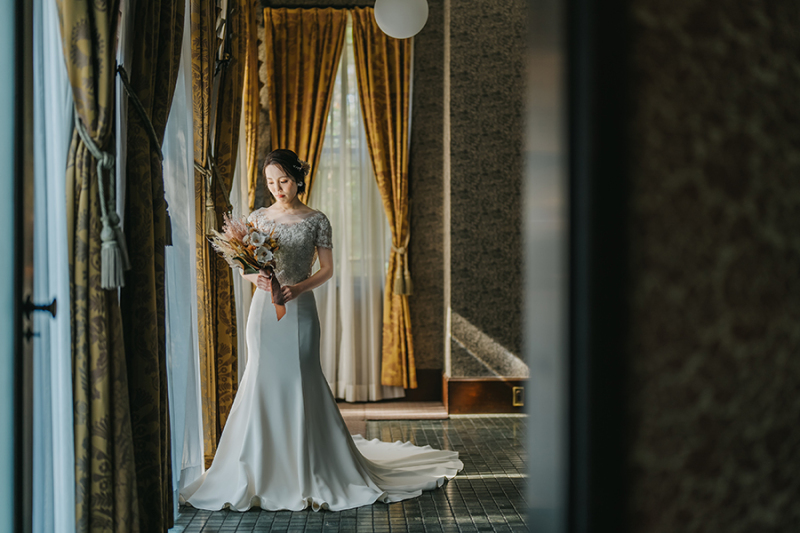 廊下でのカッコいいお写真も