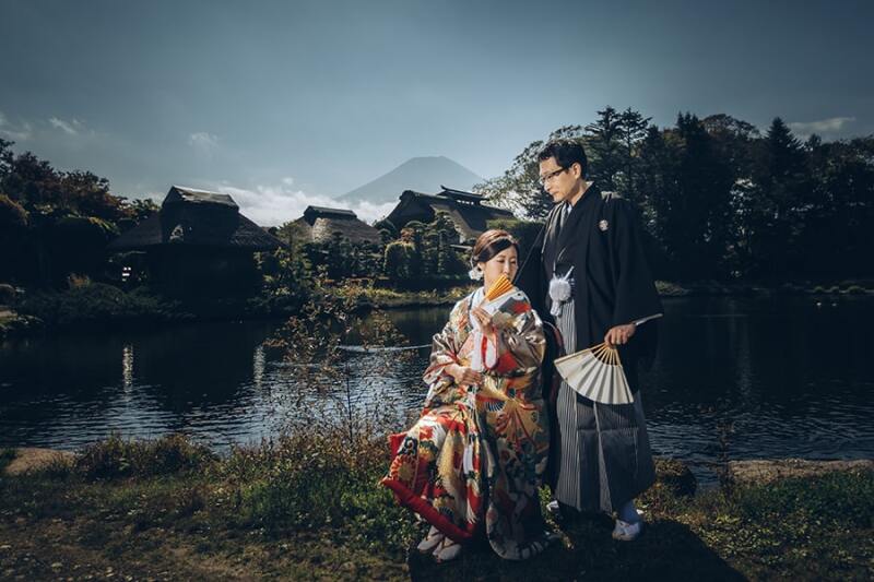 忍野八海から撮影開始!