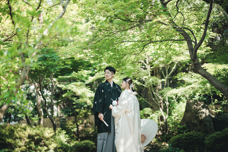 お庭の緑もたっぷり