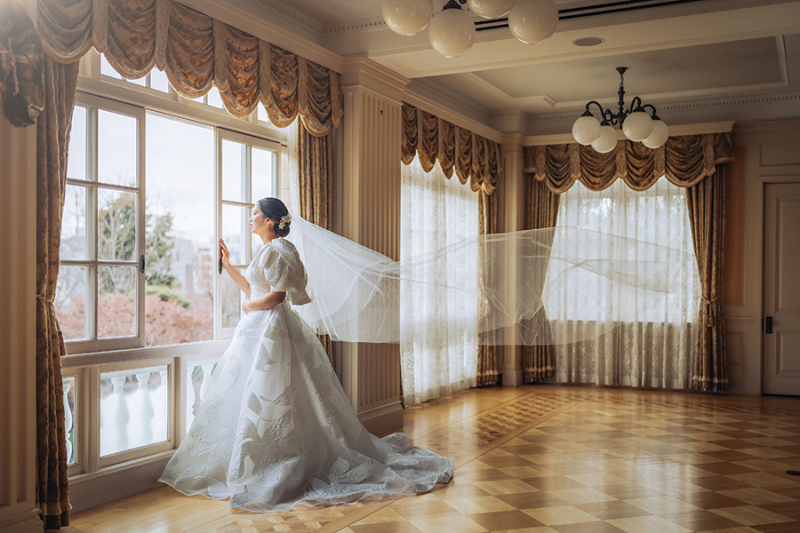 ベールショットも素敵♡