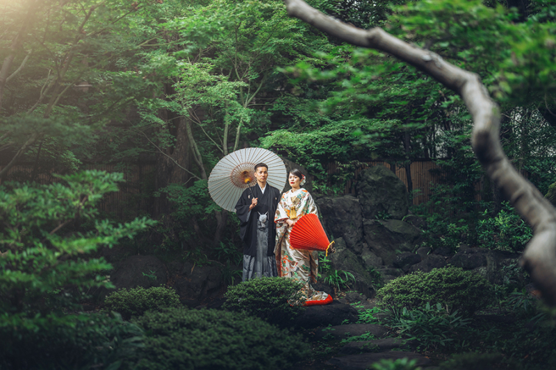 お庭の緑もたっぷり