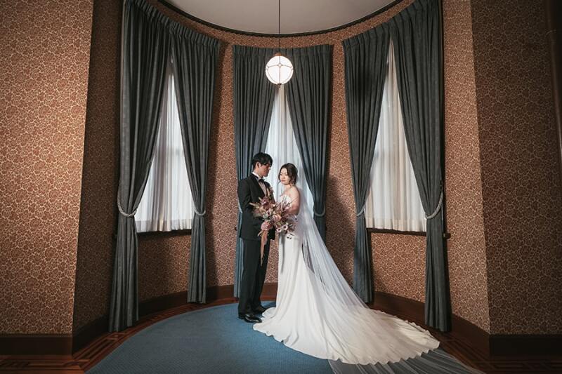 洋装に衣装チェンジ◎