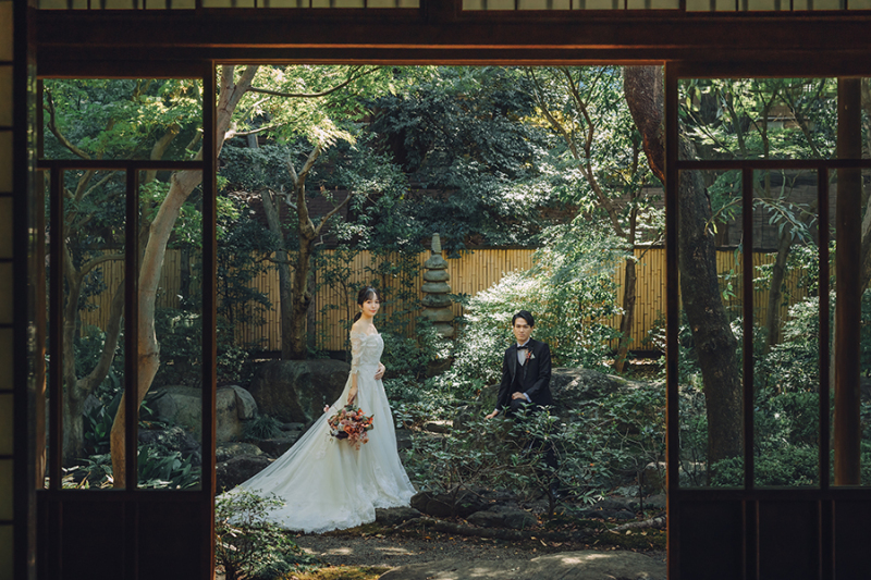 お庭の緑もたっぷり