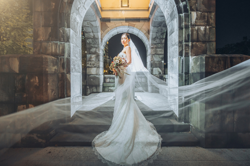 ベールショットも素敵♡