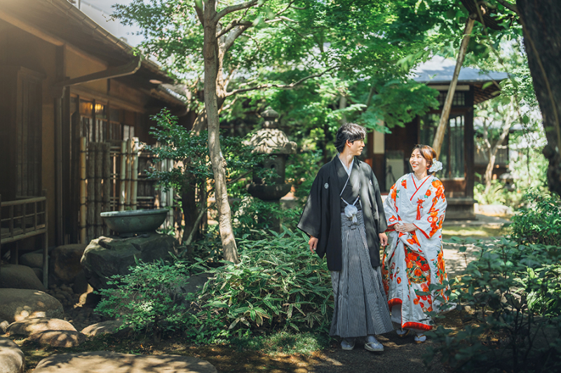 お庭の緑もたっぷり