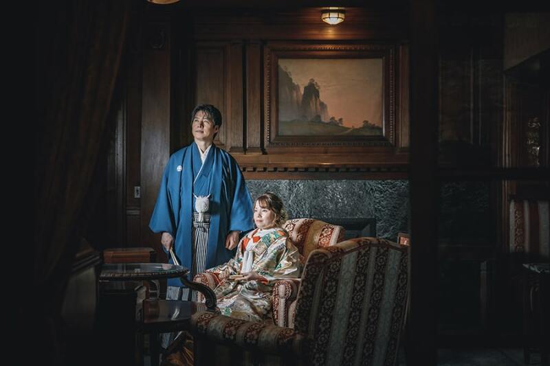 応接室での撮影