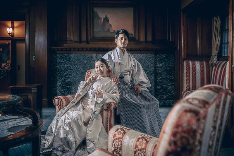 応接間での撮影