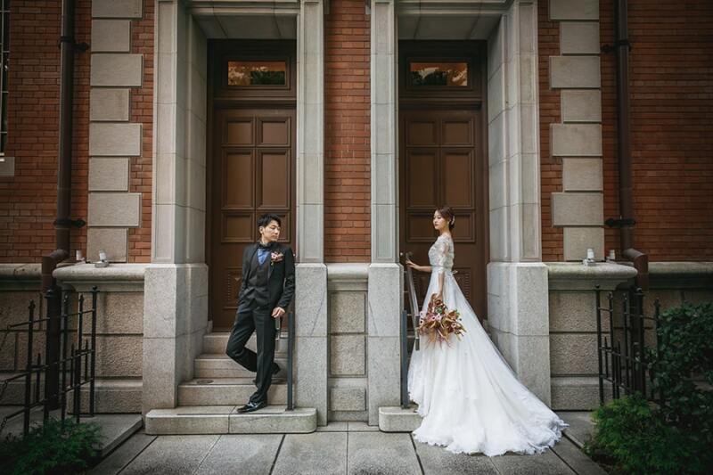 東京駅での撮影開始