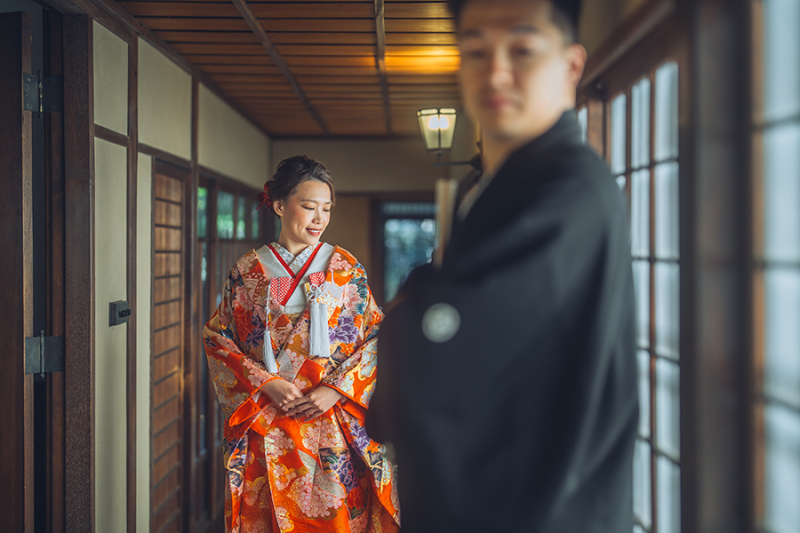 廊下でのカッコいいお写真も