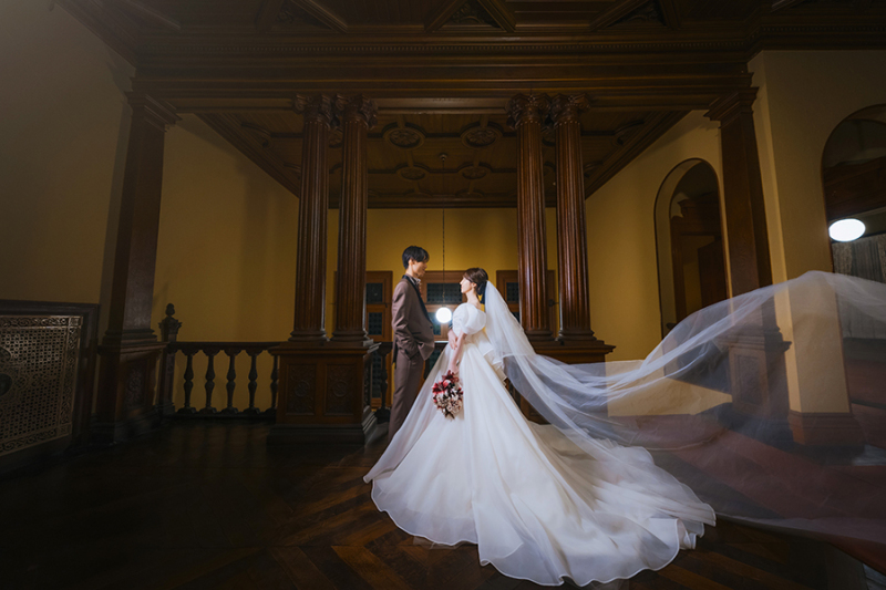 ベールショットも素敵♡