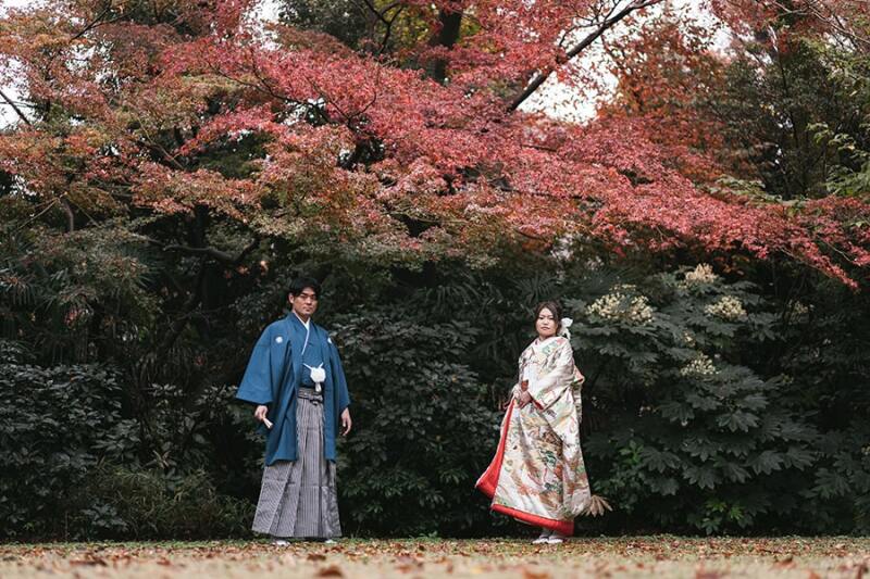 紅葉も綺麗に色づいてます