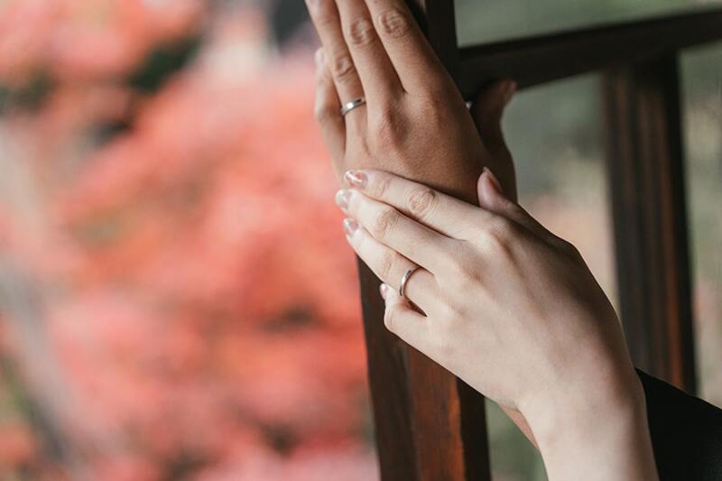 ラストは指輪とお手元の写真で!