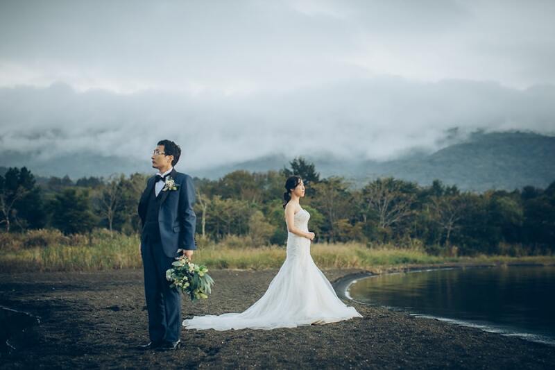 まるで映画のポスターのようなお写真も