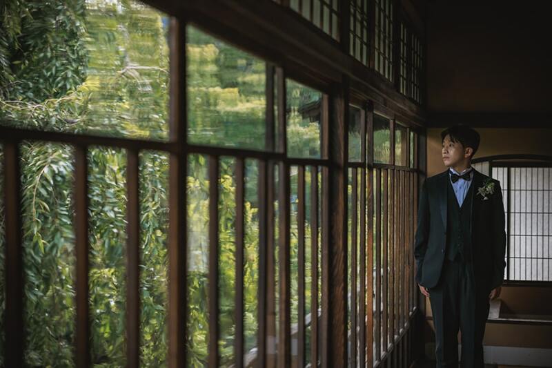 ご新郎様のソロショット