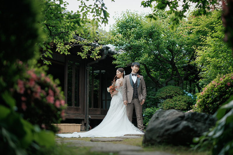 お庭の自然もたっぷり