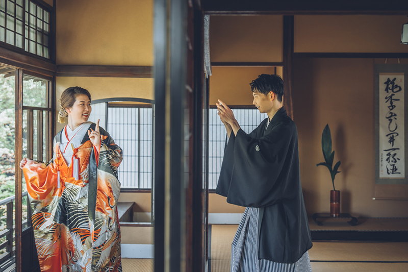 おふたりらしいお写真も