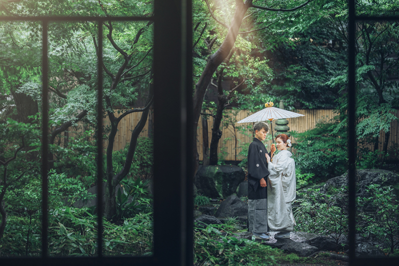 お庭の緑もたっぷり