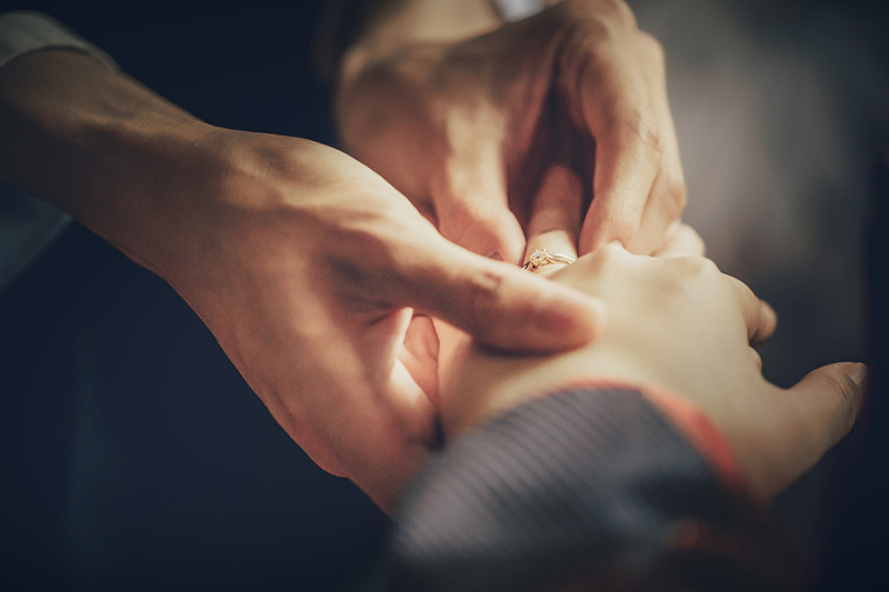 手元のショット