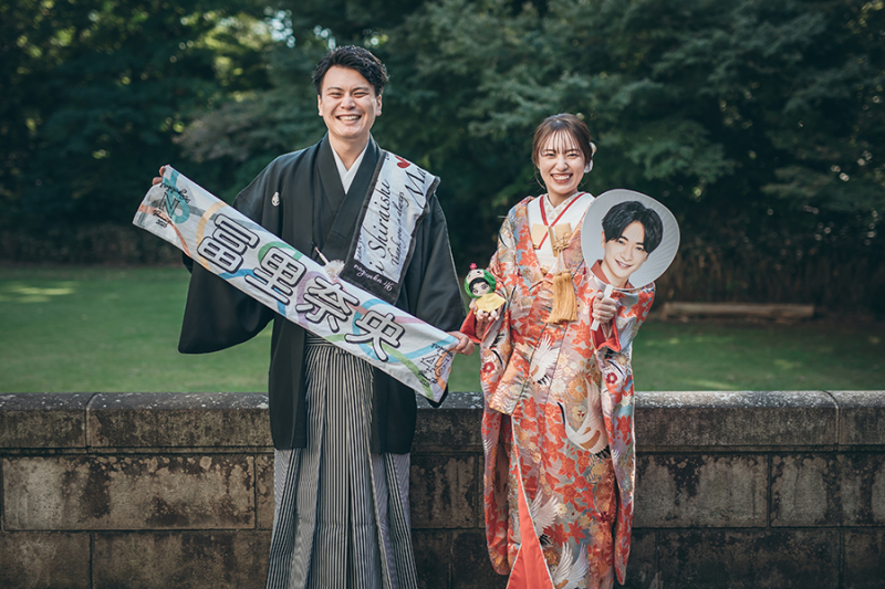 おふたりらしいお写真も