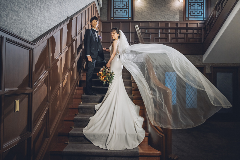 ベールショットも素敵♡