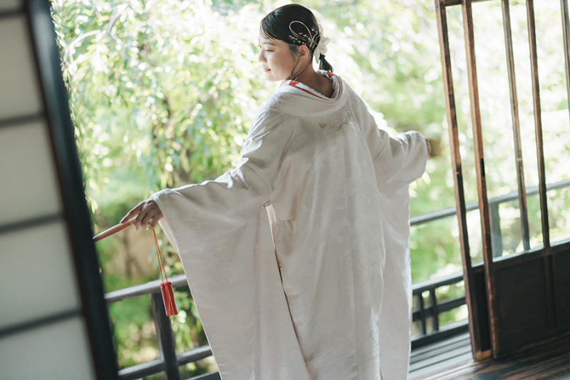 和装の後ろ姿ショット