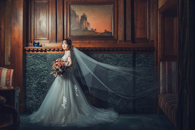 ベールショットも素敵♡