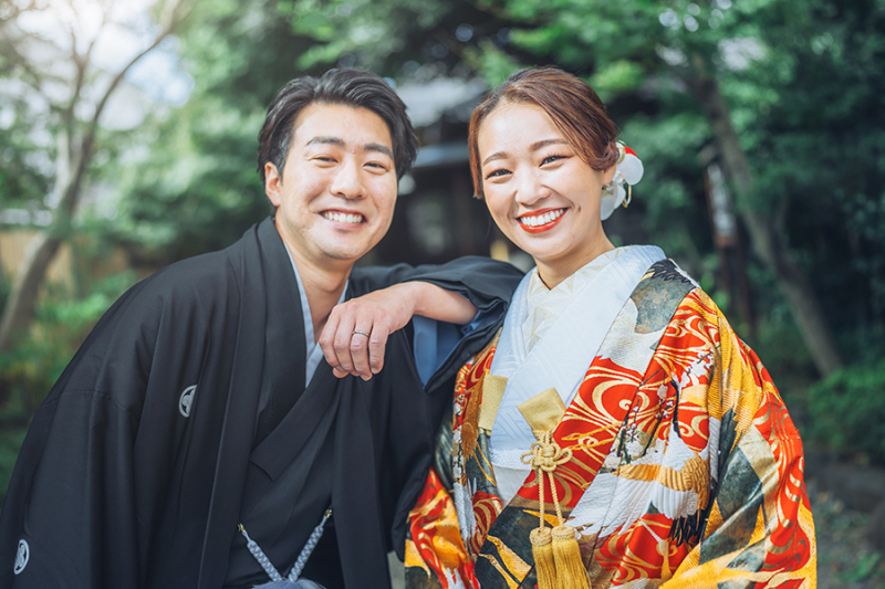 おふたりらしいお写真も