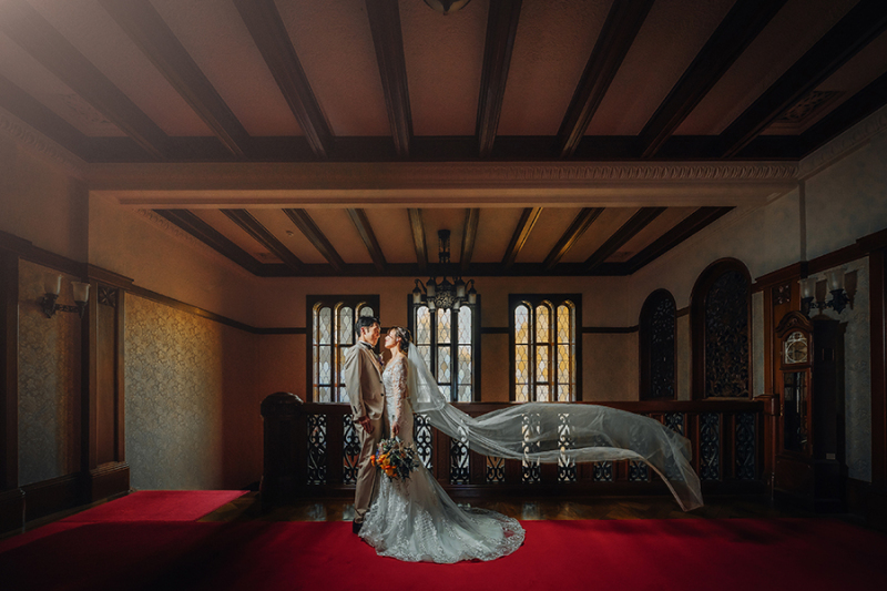 ベールショットも素敵♡